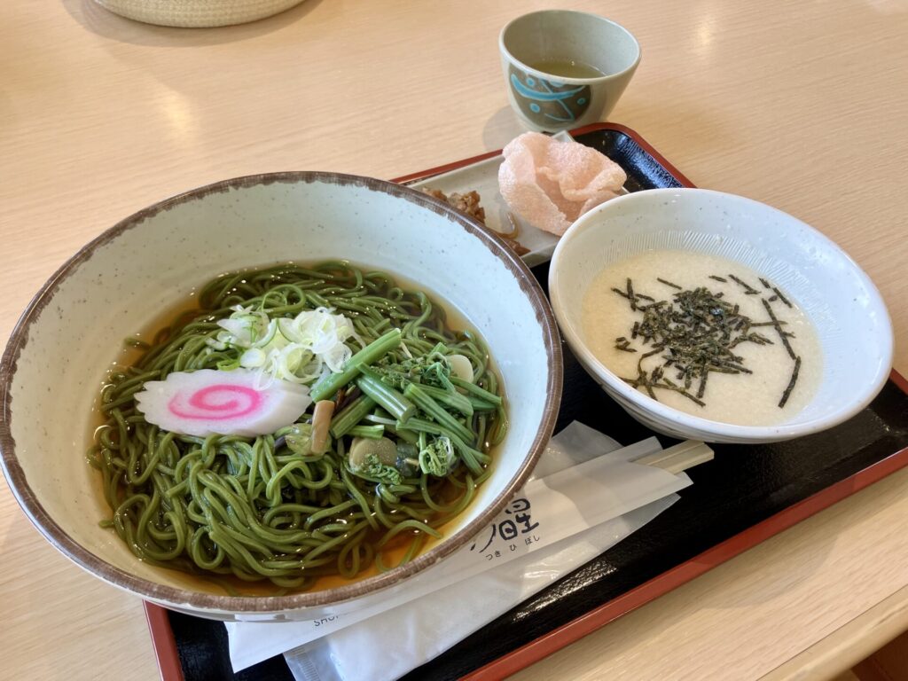 とろろ茶そばセット