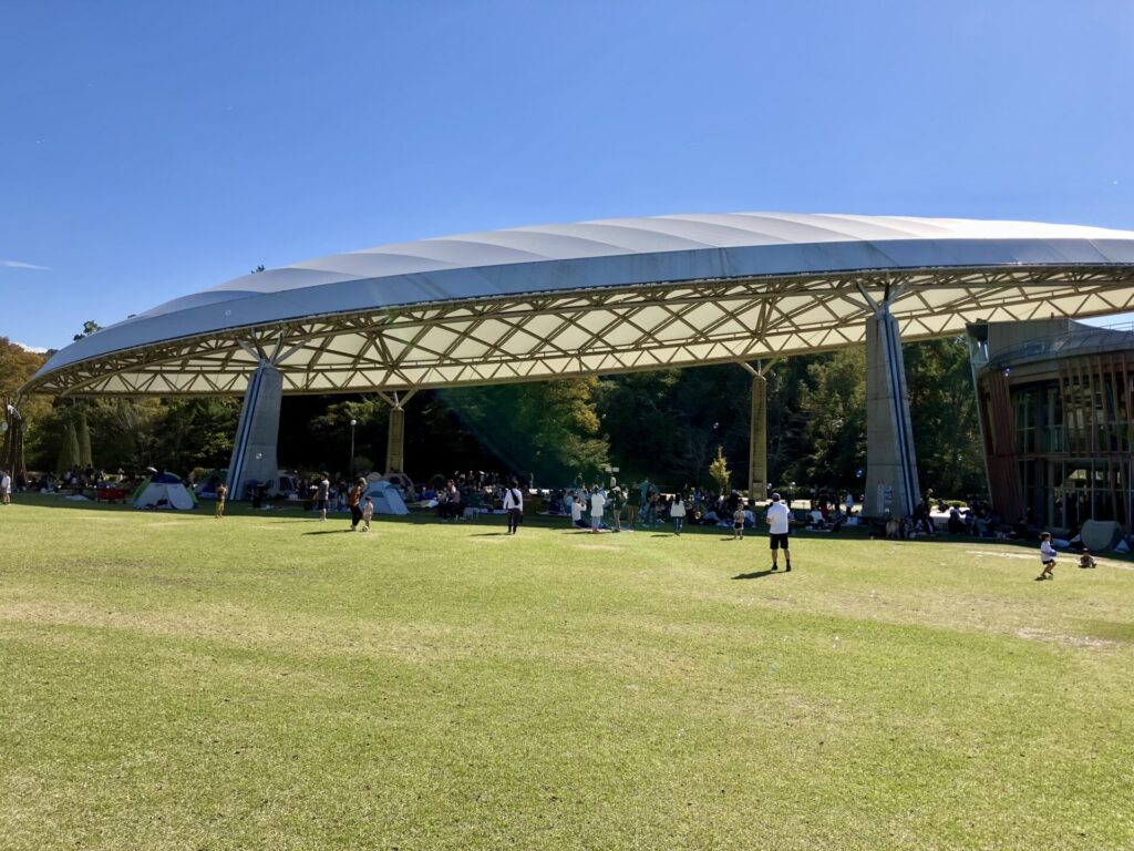 鞍ヶ池公園の芝生