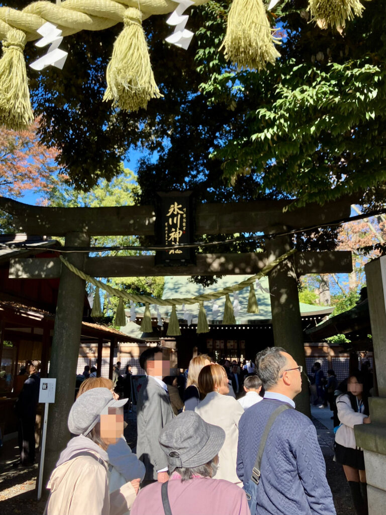 川越氷川神社の鳥居